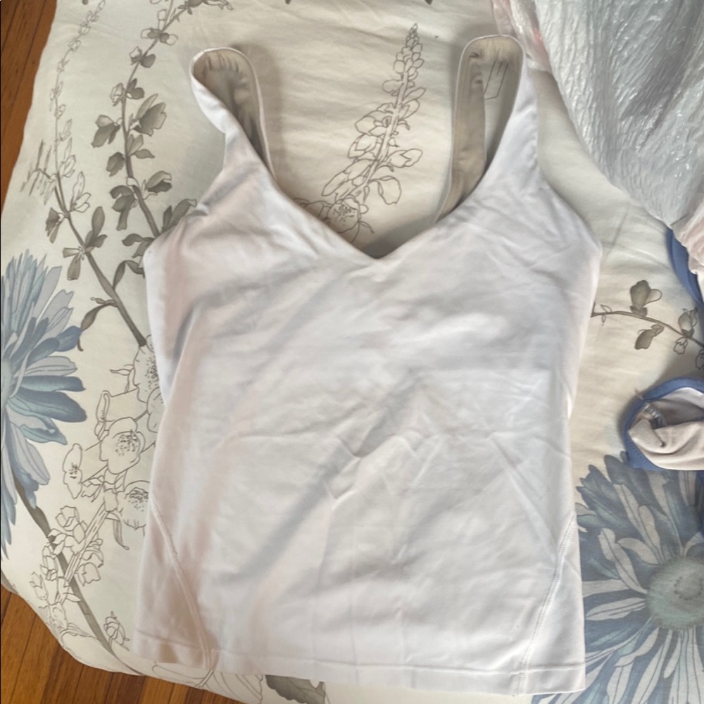 Align tank  White lululemon sz 4